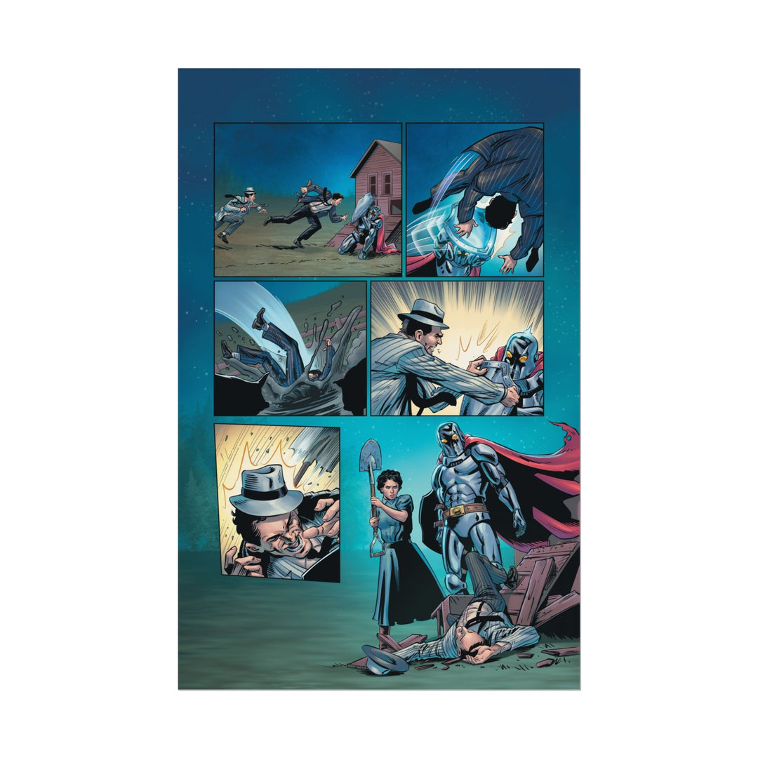 Medal Knight Action Page Poster