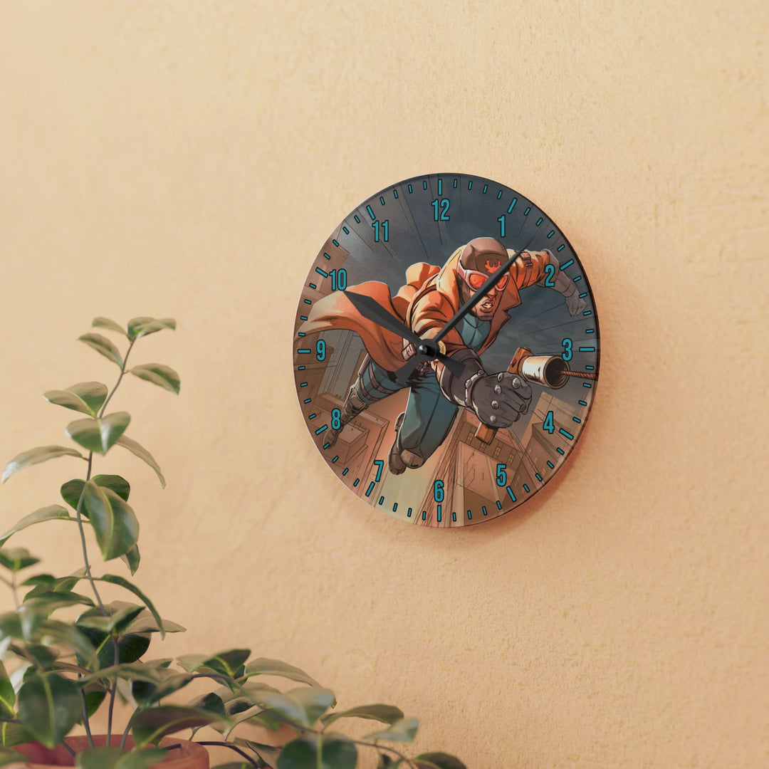 The Phantom Phoenix Acrylic Wall Clock