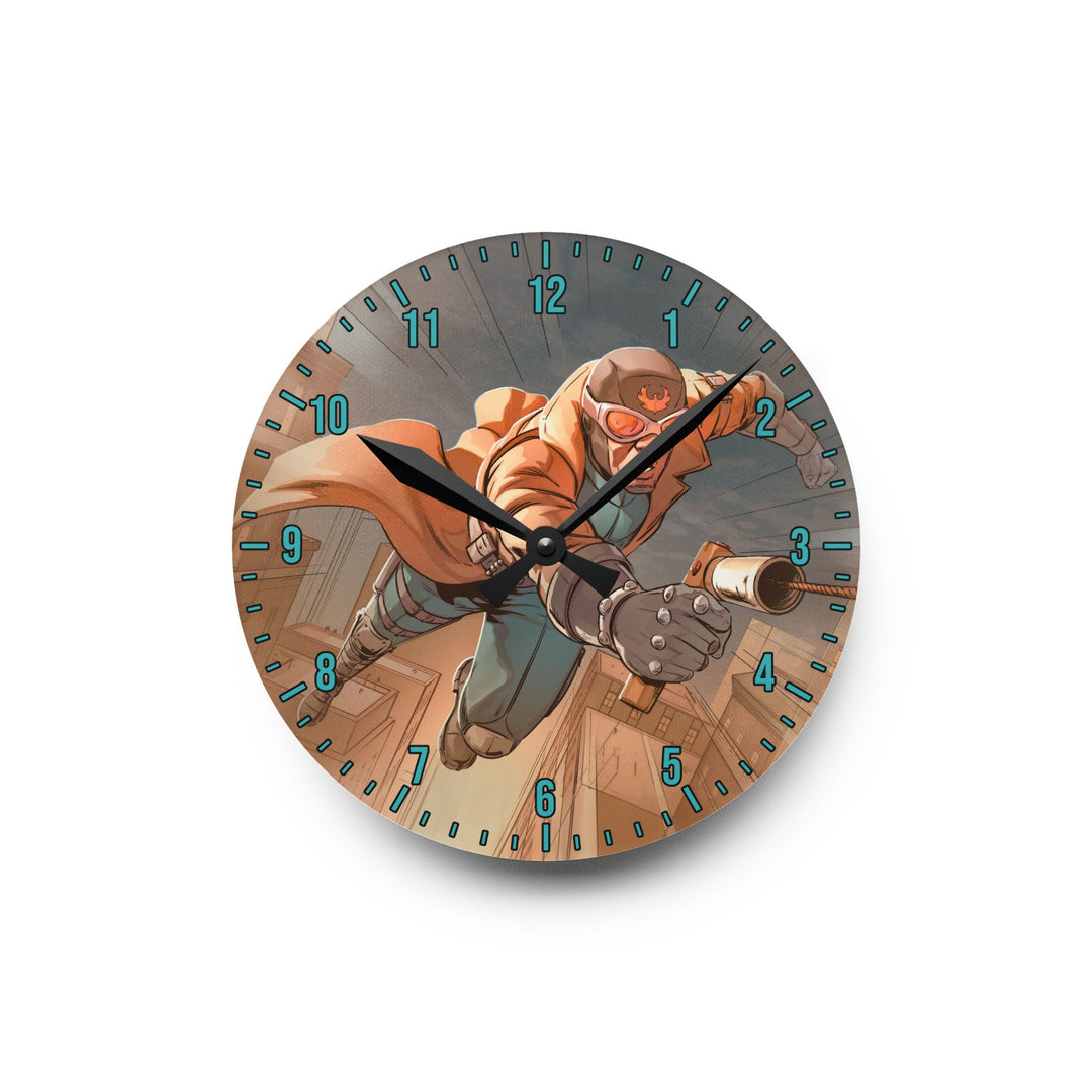 The Phantom Phoenix Acrylic Wall Clock