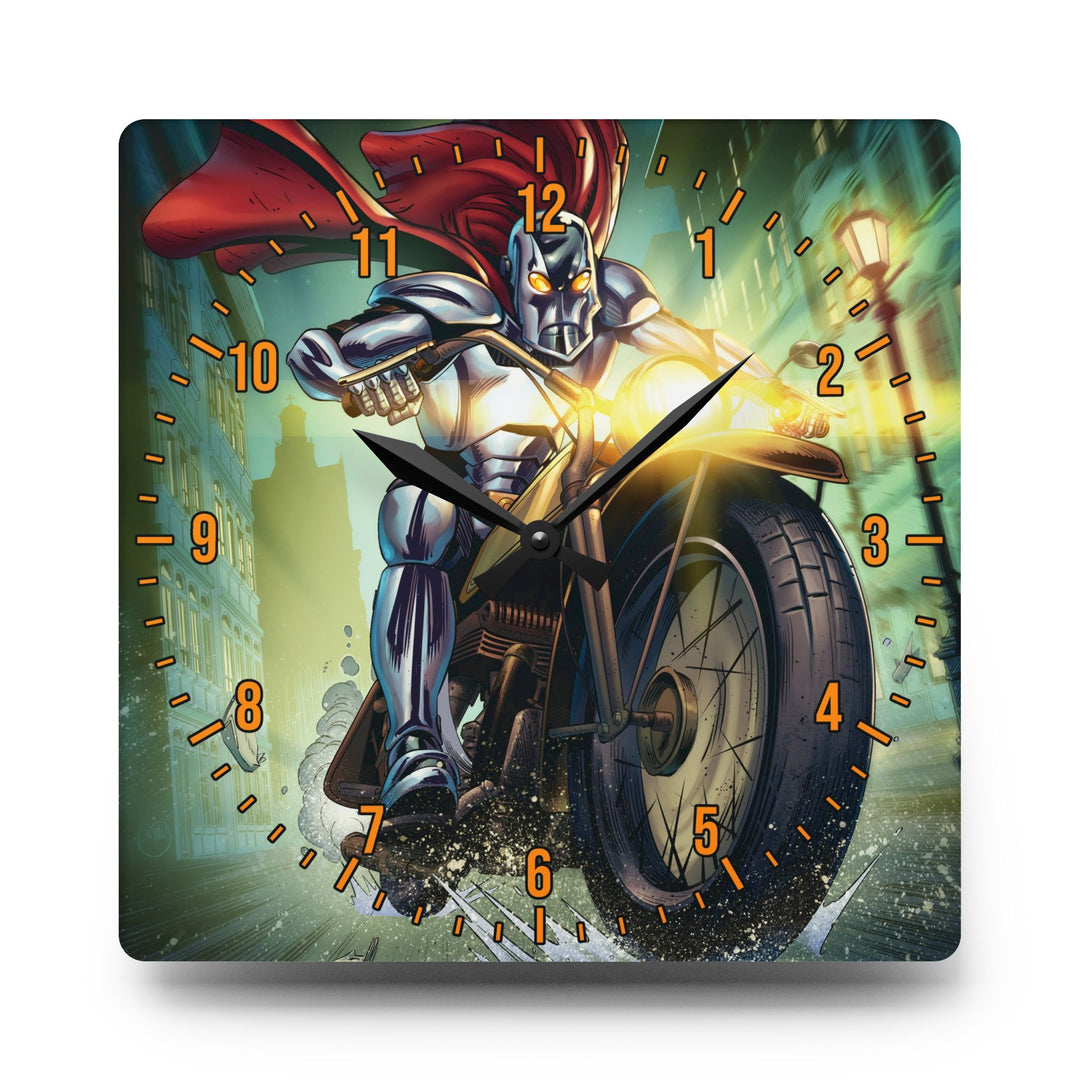 Medal Knight Acrylic Wall Clock