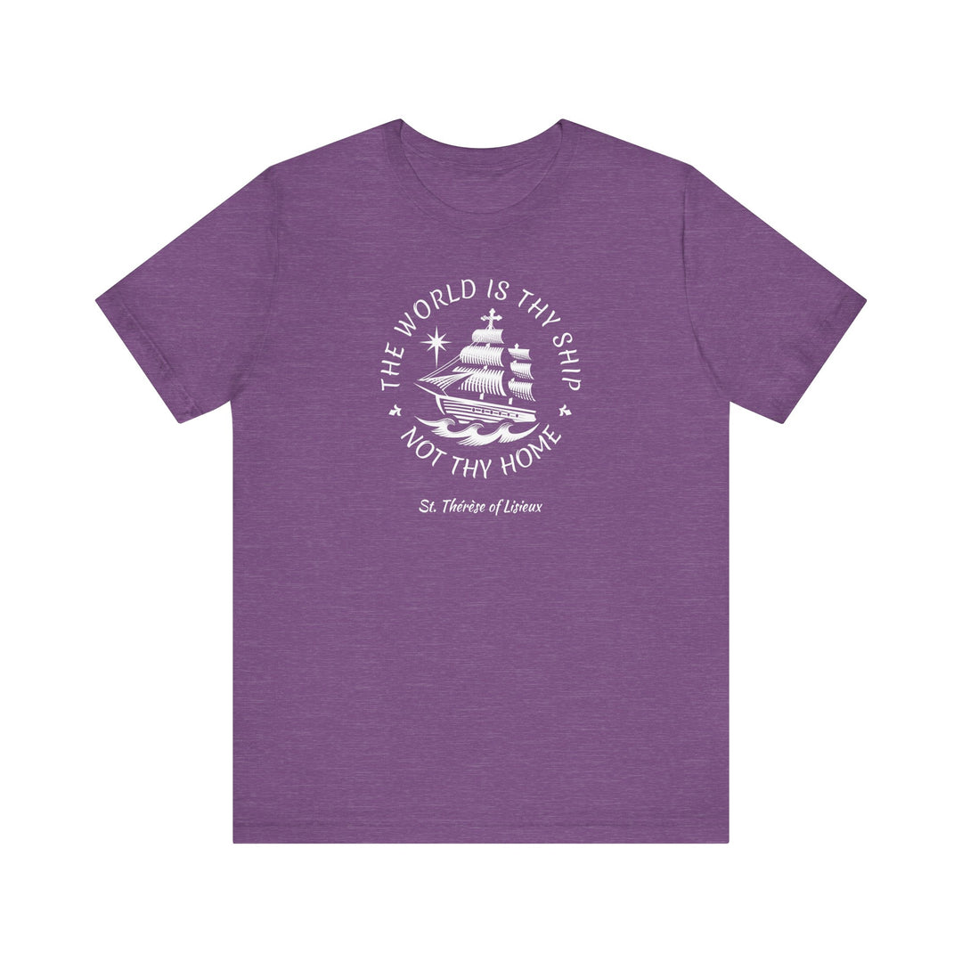 The World is Thy Ship Voyage Logo Premium T-shirt
