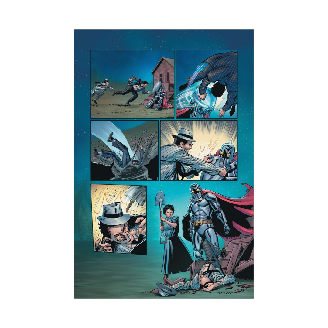 Medal Knight Action Page Poster