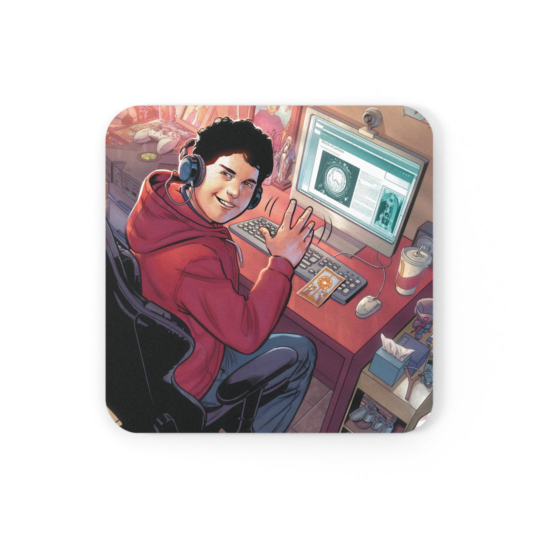 Carlo Acutis Cork Back Coaster