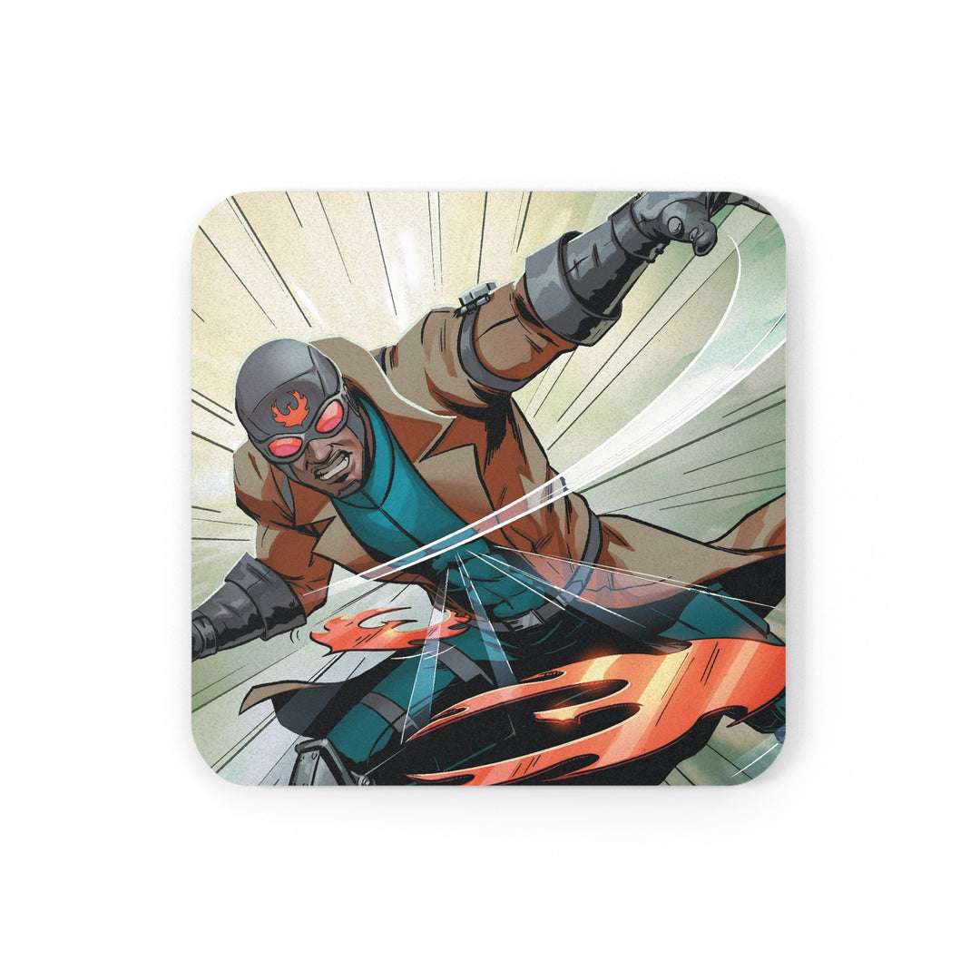 The Phantom Phoenix Cork Back Coaster