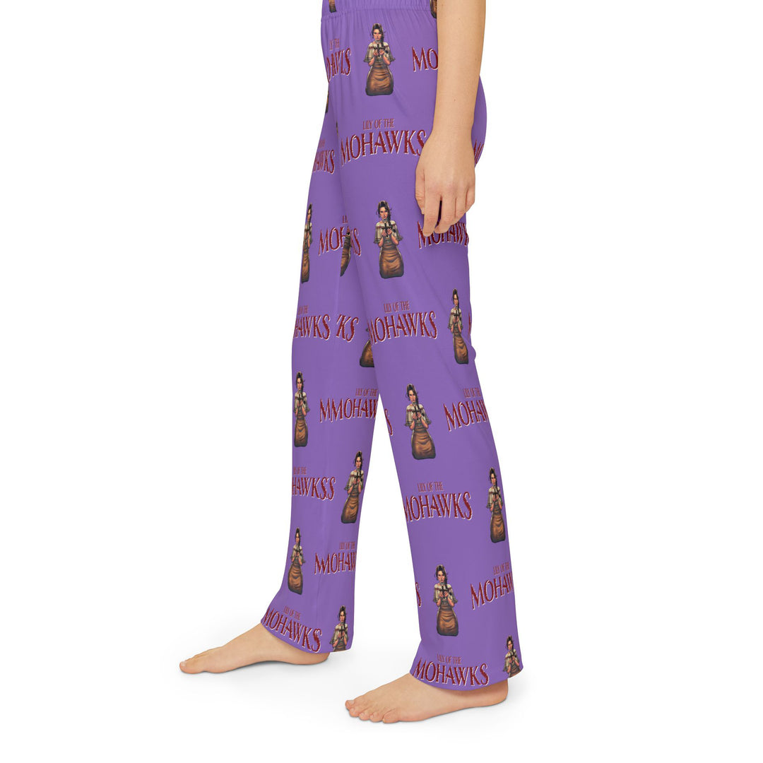 Saint Kateri - Lily of the Mohawks Kids Pajama Pants
