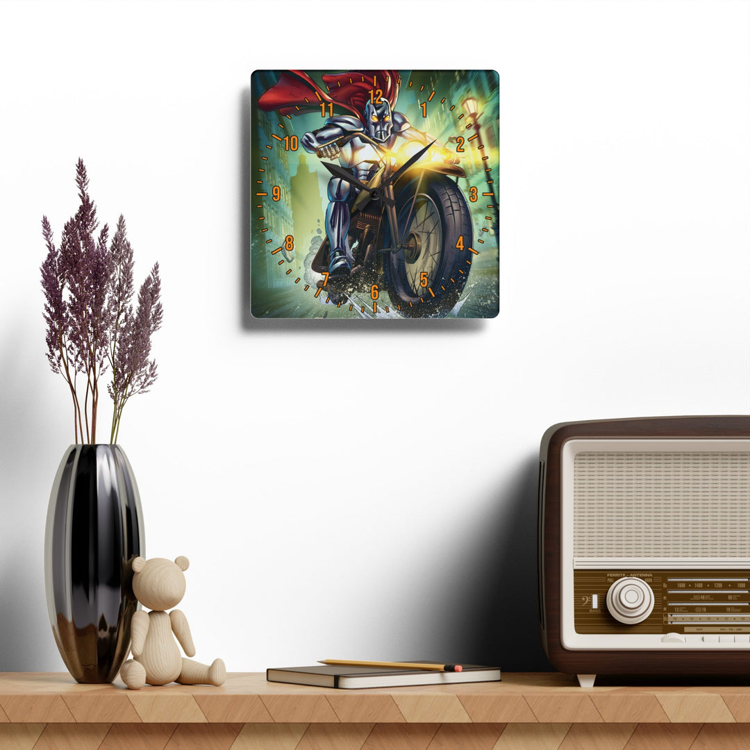 Medal Knight Acrylic Wall Clock