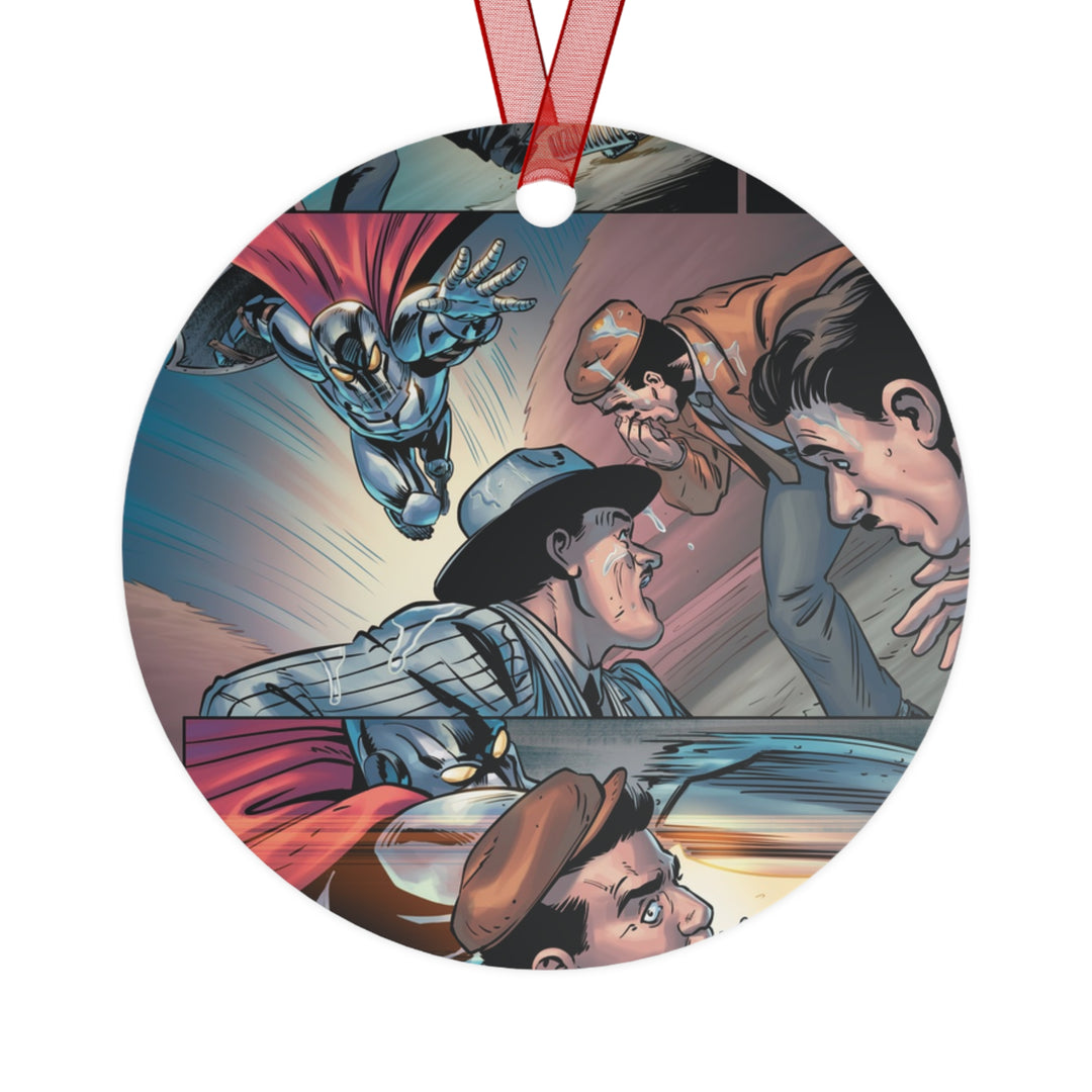 Medal Knight Metal Christmas Ornament
