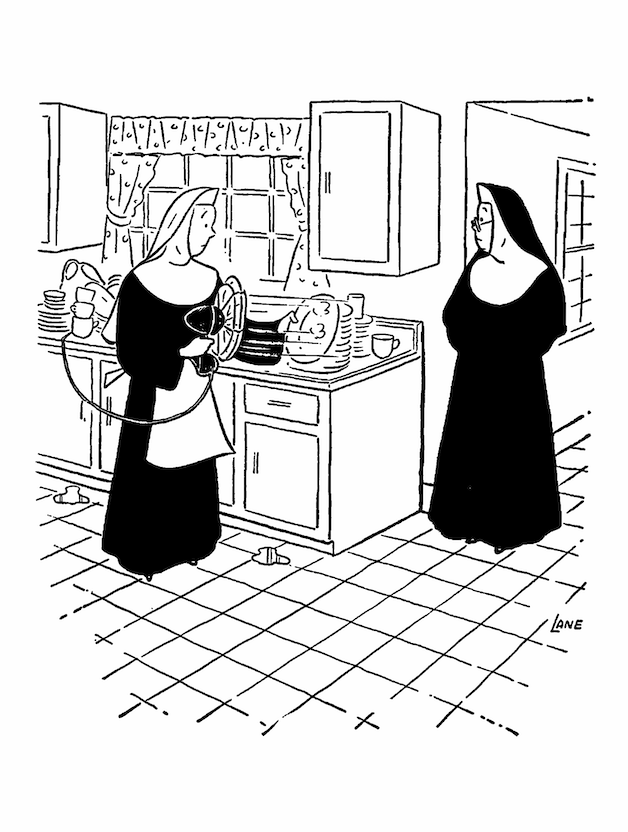 Two Little Nuns Cartoon Collection