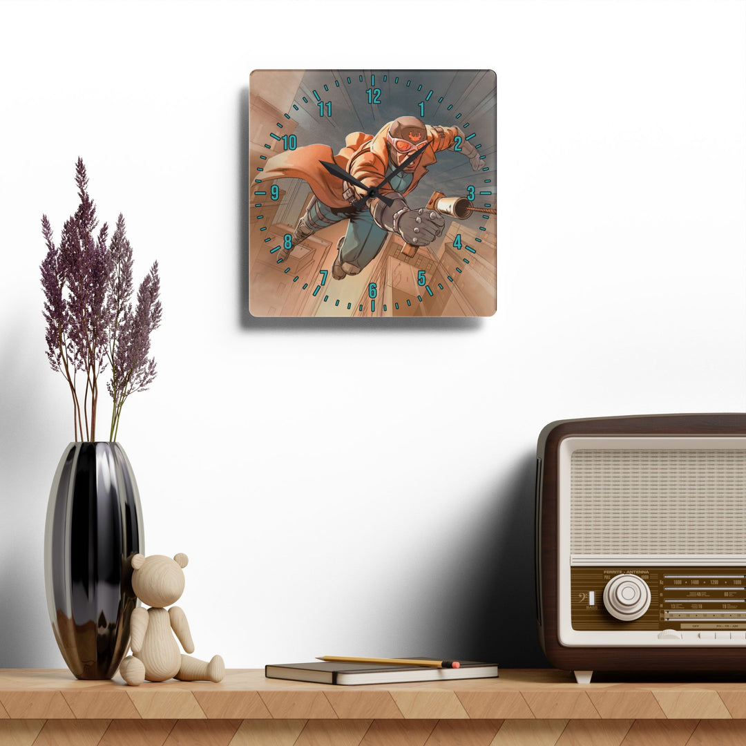 The Phantom Phoenix Acrylic Wall Clock
