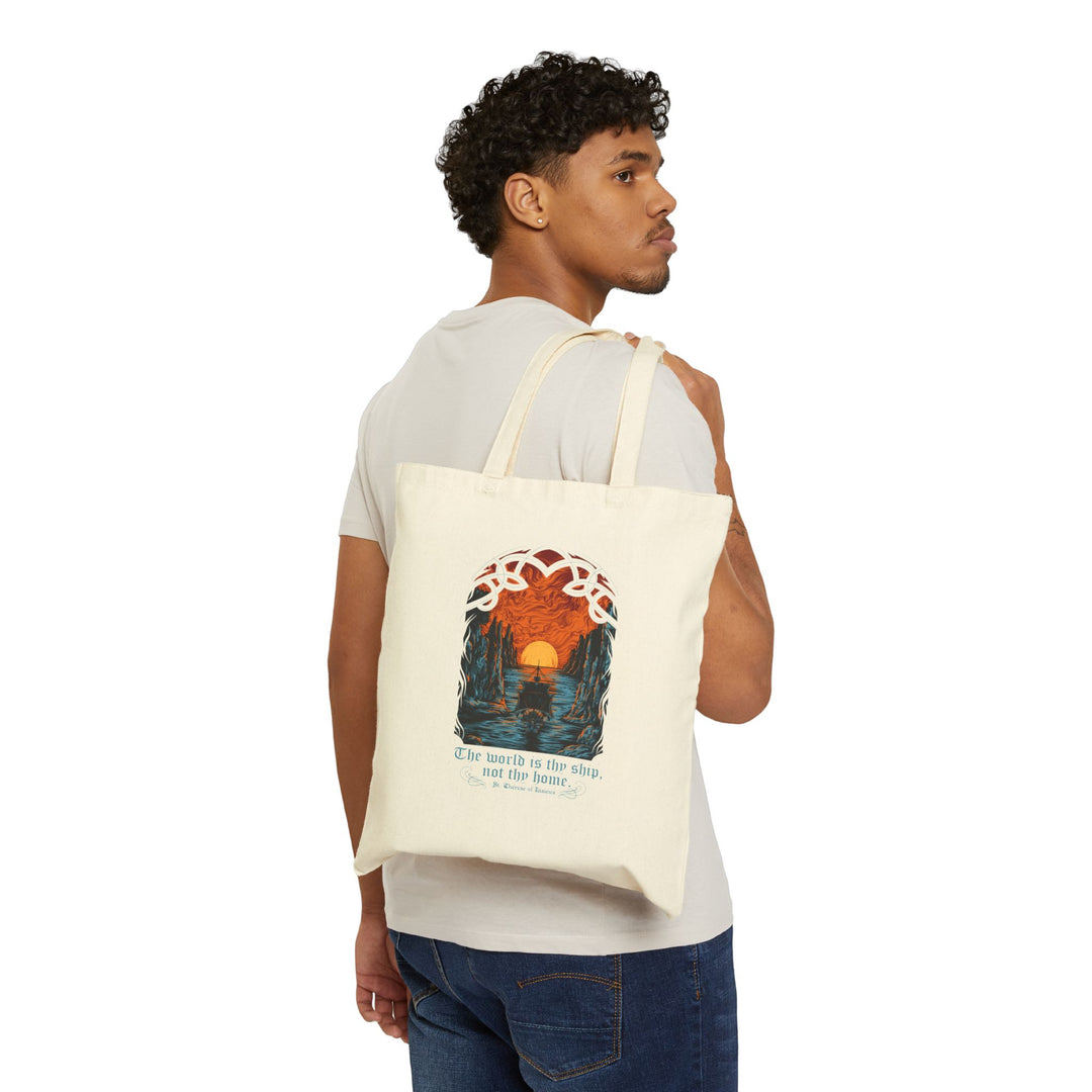 The World is Thy Ship Canvas Tote Bag