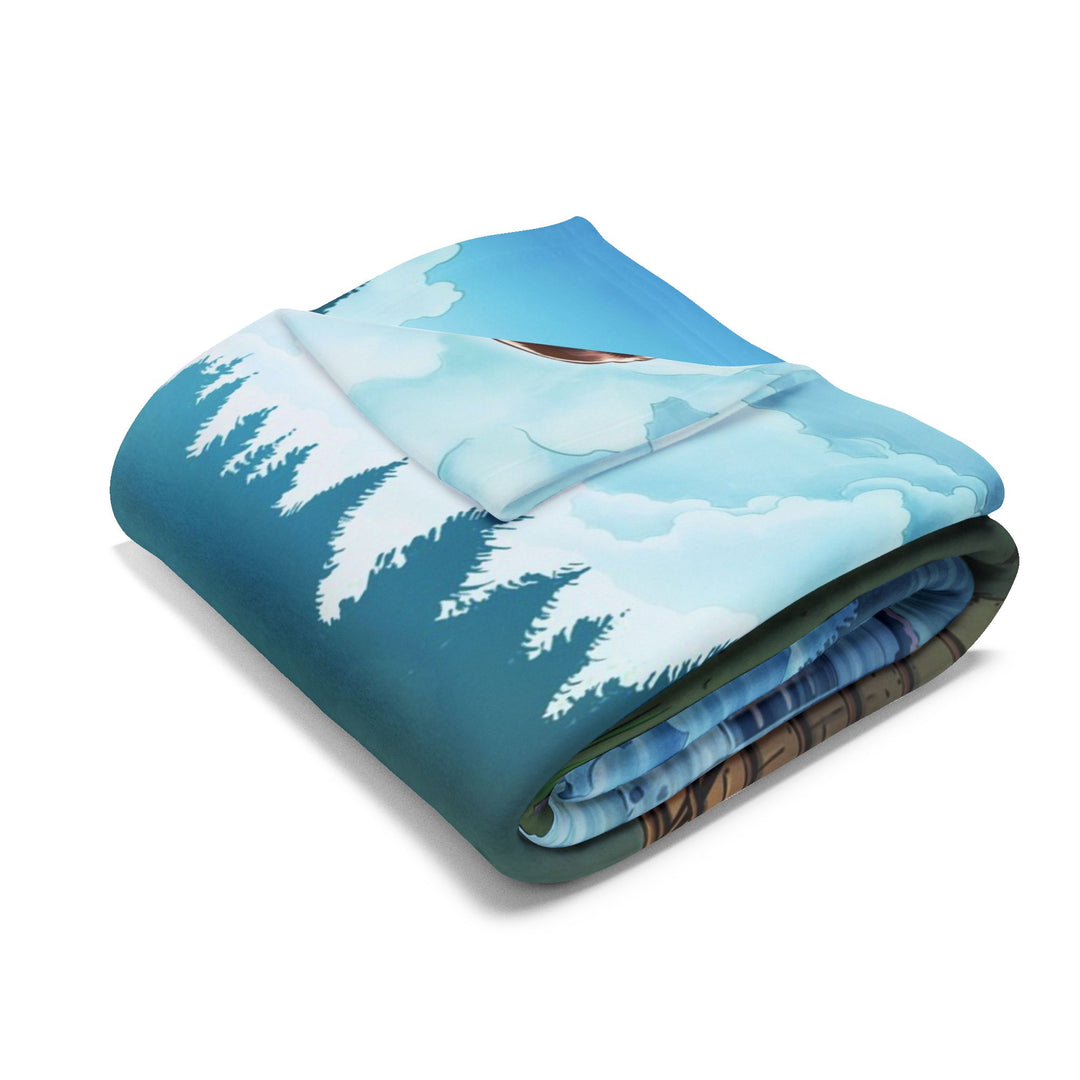 Lily of the Mohawks - Kateri Tekakwitha - Fleece Blanket