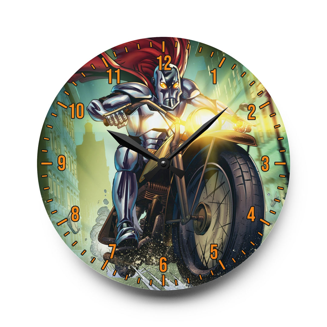 Medal Knight Acrylic Wall Clock