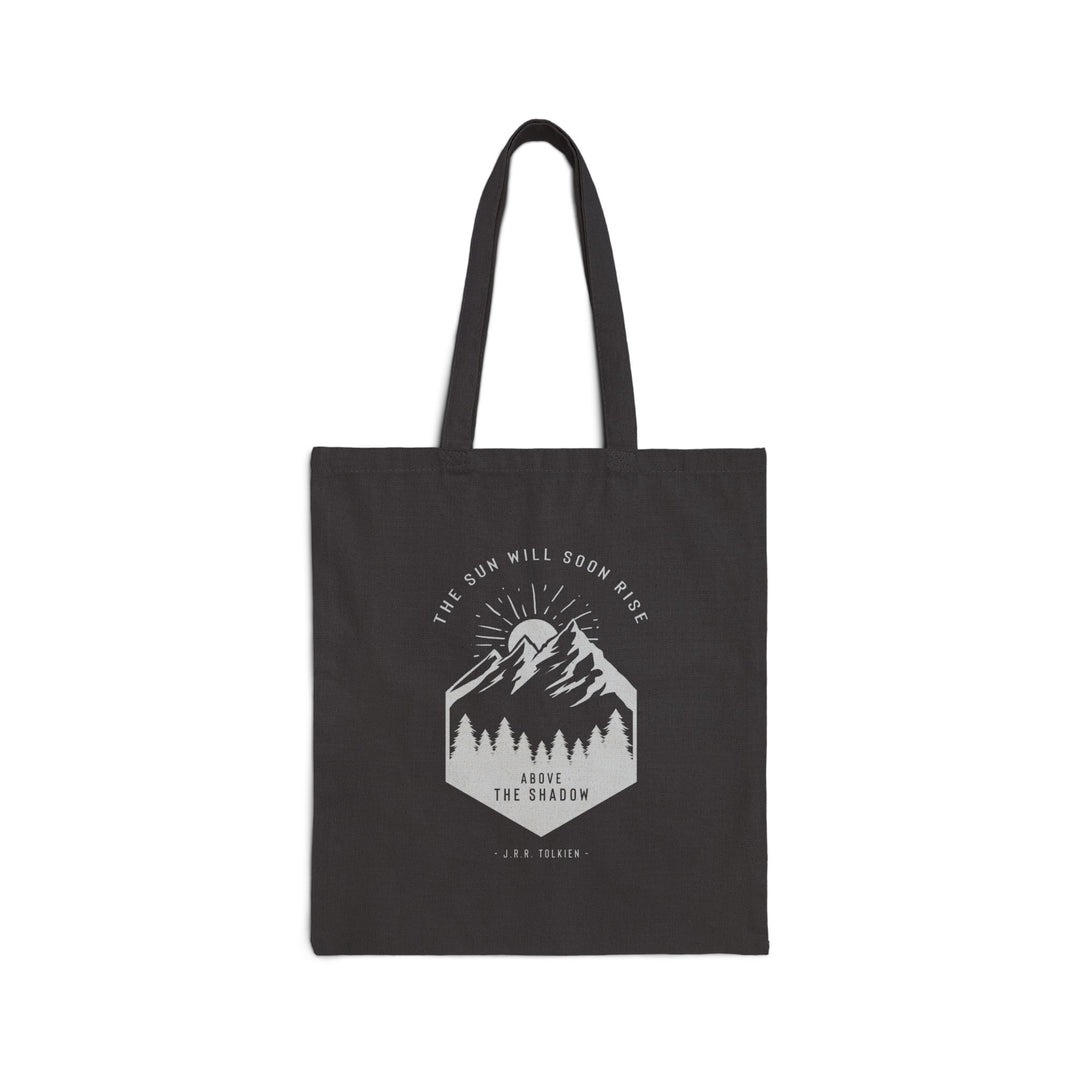 The Sun will Soon Rise Above the Shadow Canvas Tote Bag