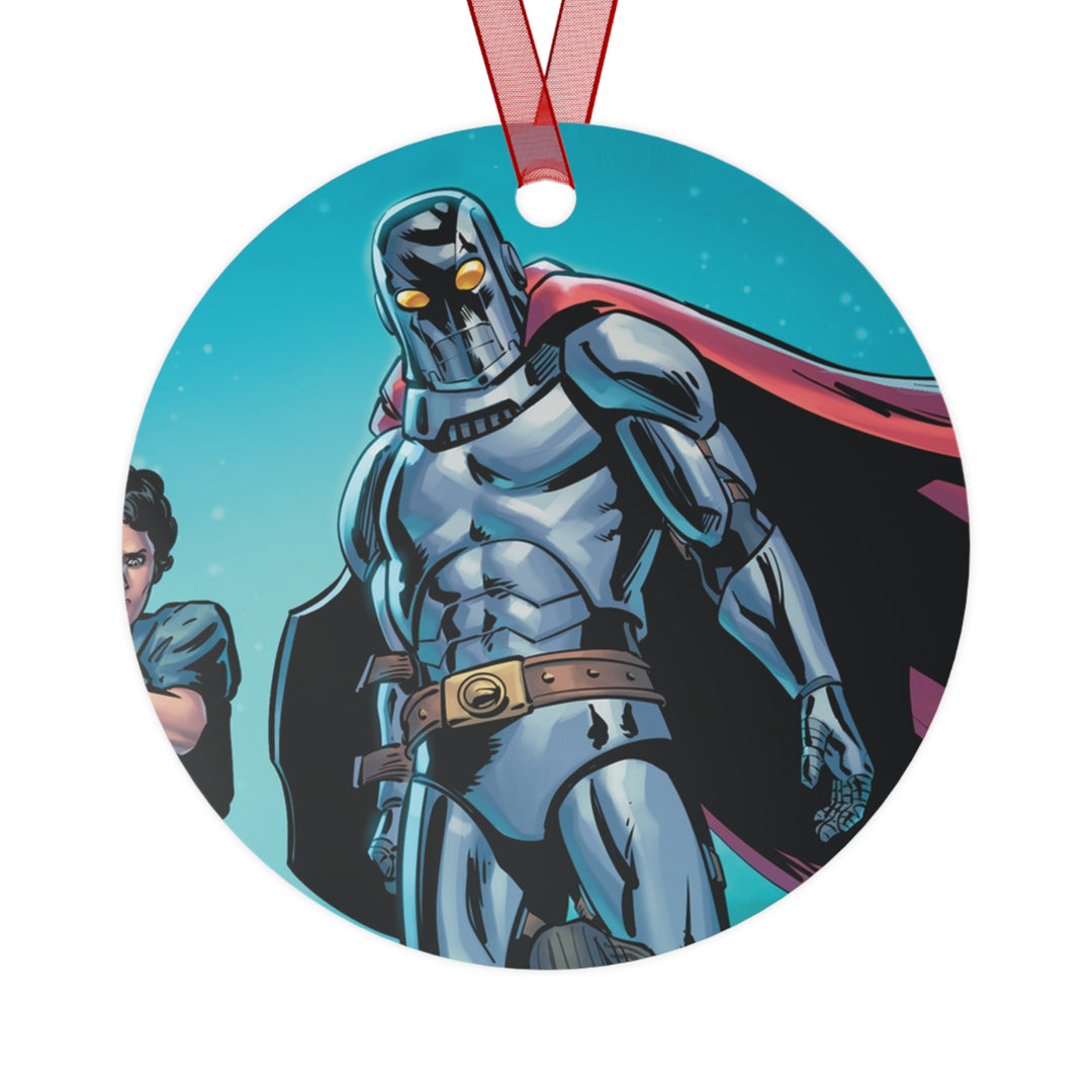 Medal Knight Metal Christmas Ornament