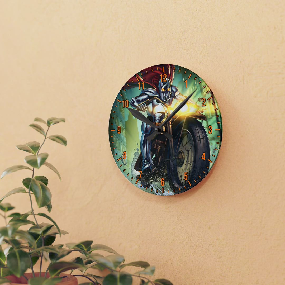 Medal Knight Acrylic Wall Clock