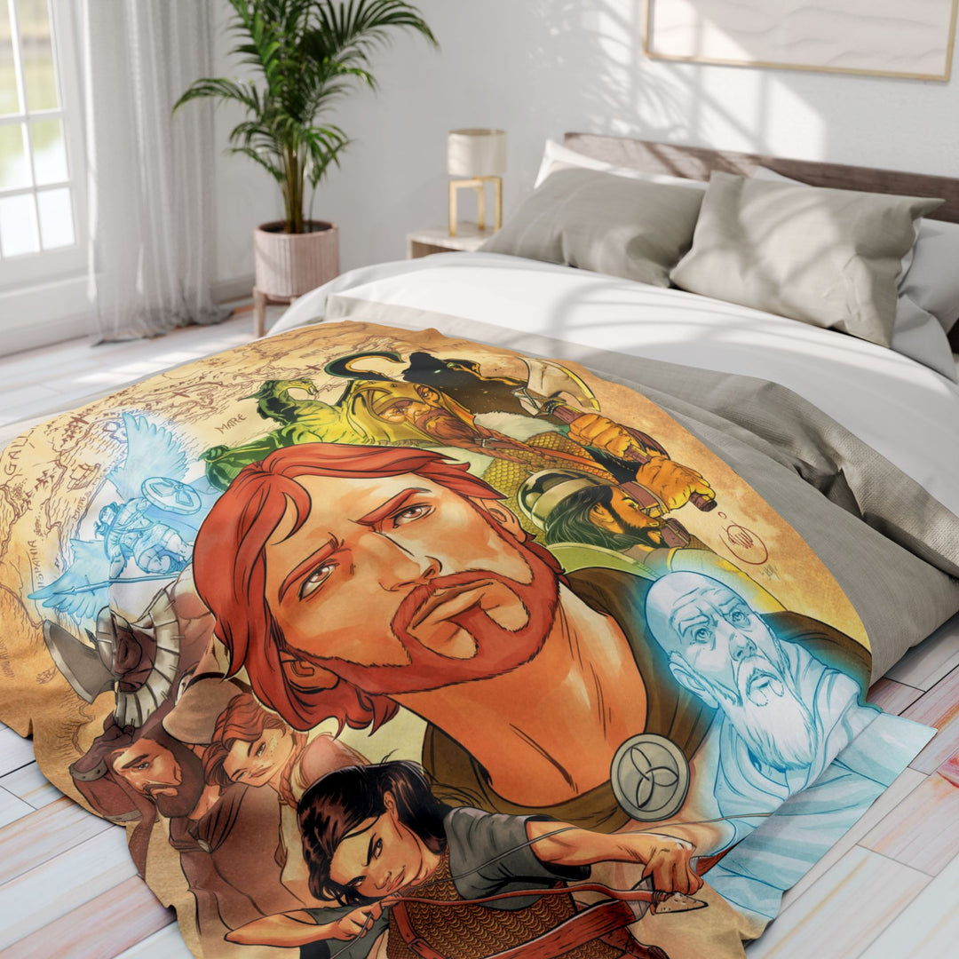 Finnian and the Seven Mountains - Fleece Blanket
