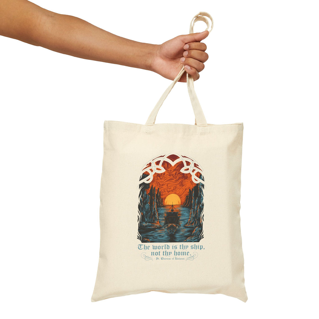 The World is Thy Ship Canvas Tote Bag