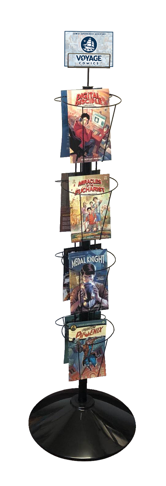 MEDIUM ROTATING FLOOR RACK DISPLAY BUNDLE