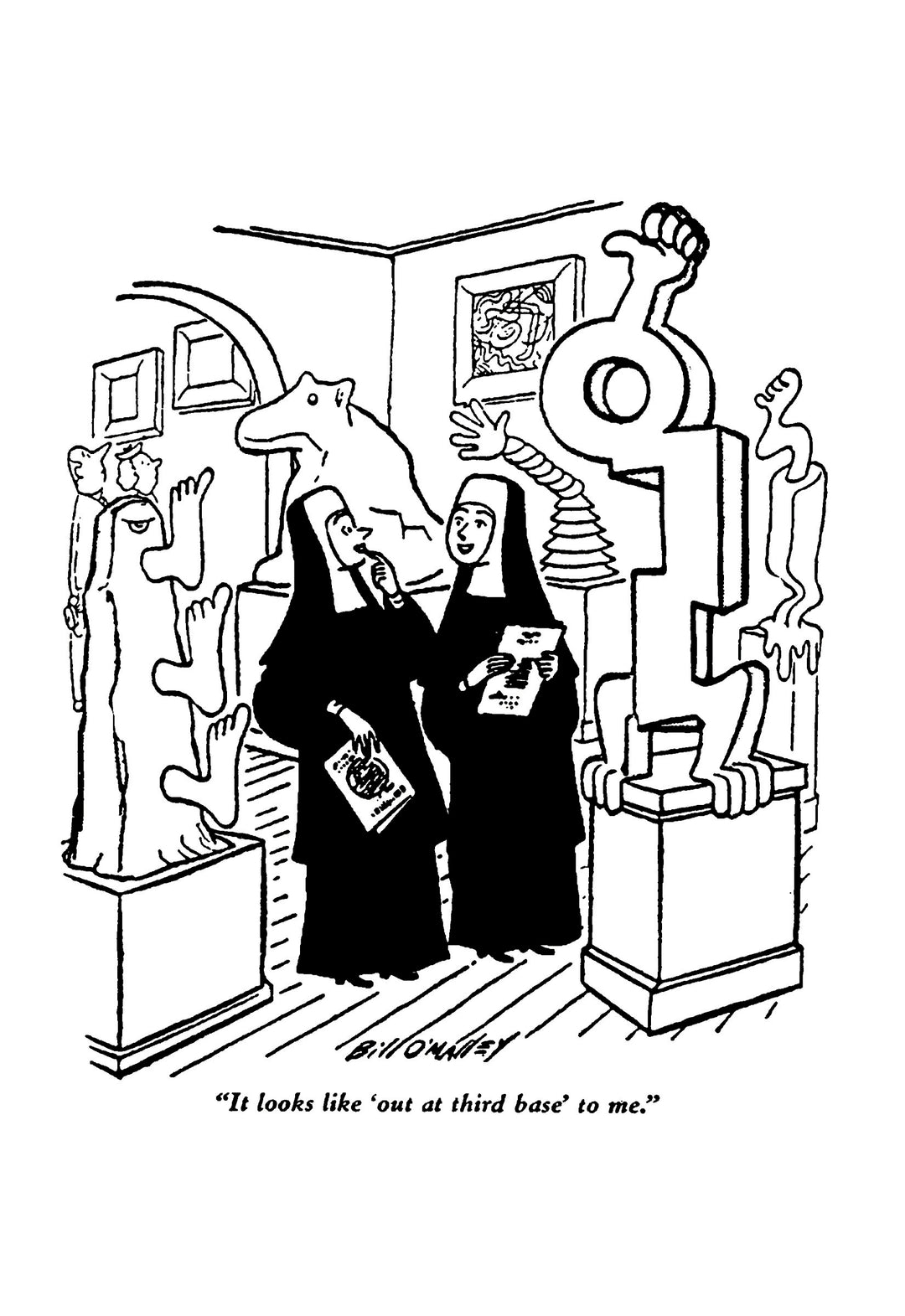 Two Little Nuns Cartoon Collection
