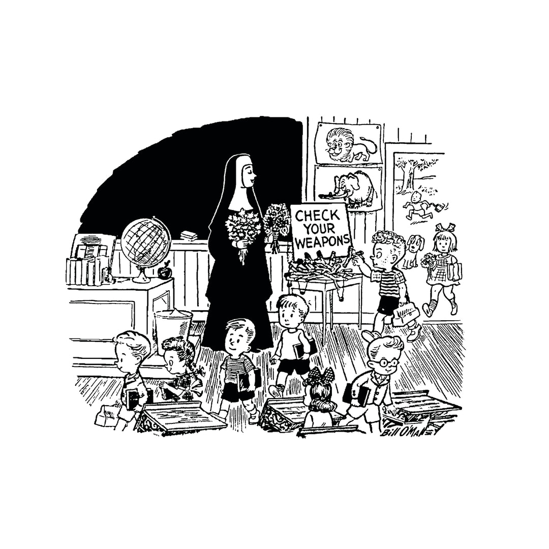 Two Little Nuns Cartoon Collection