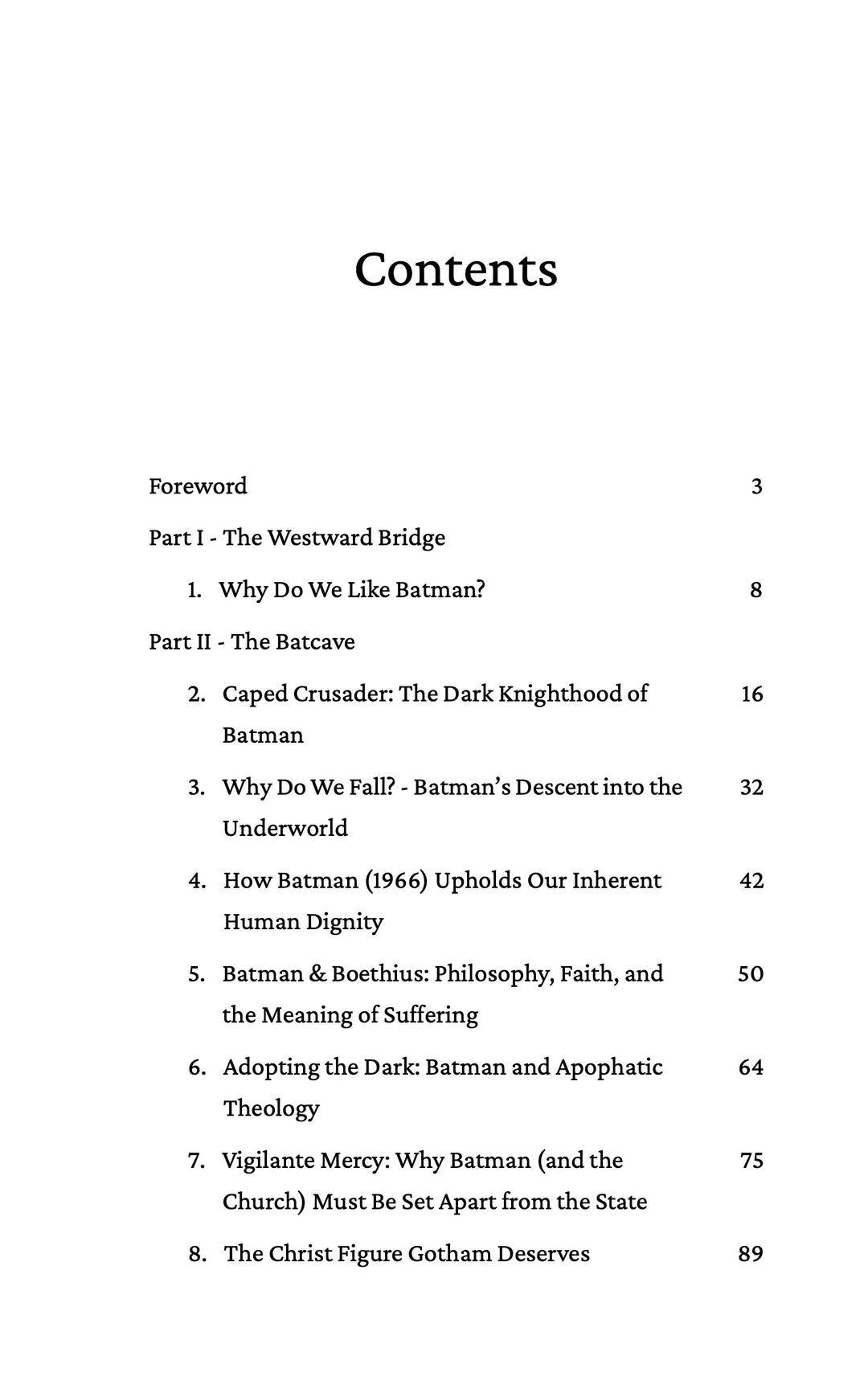 Batman & Faith: Essays on the Dark Knight and the Soul