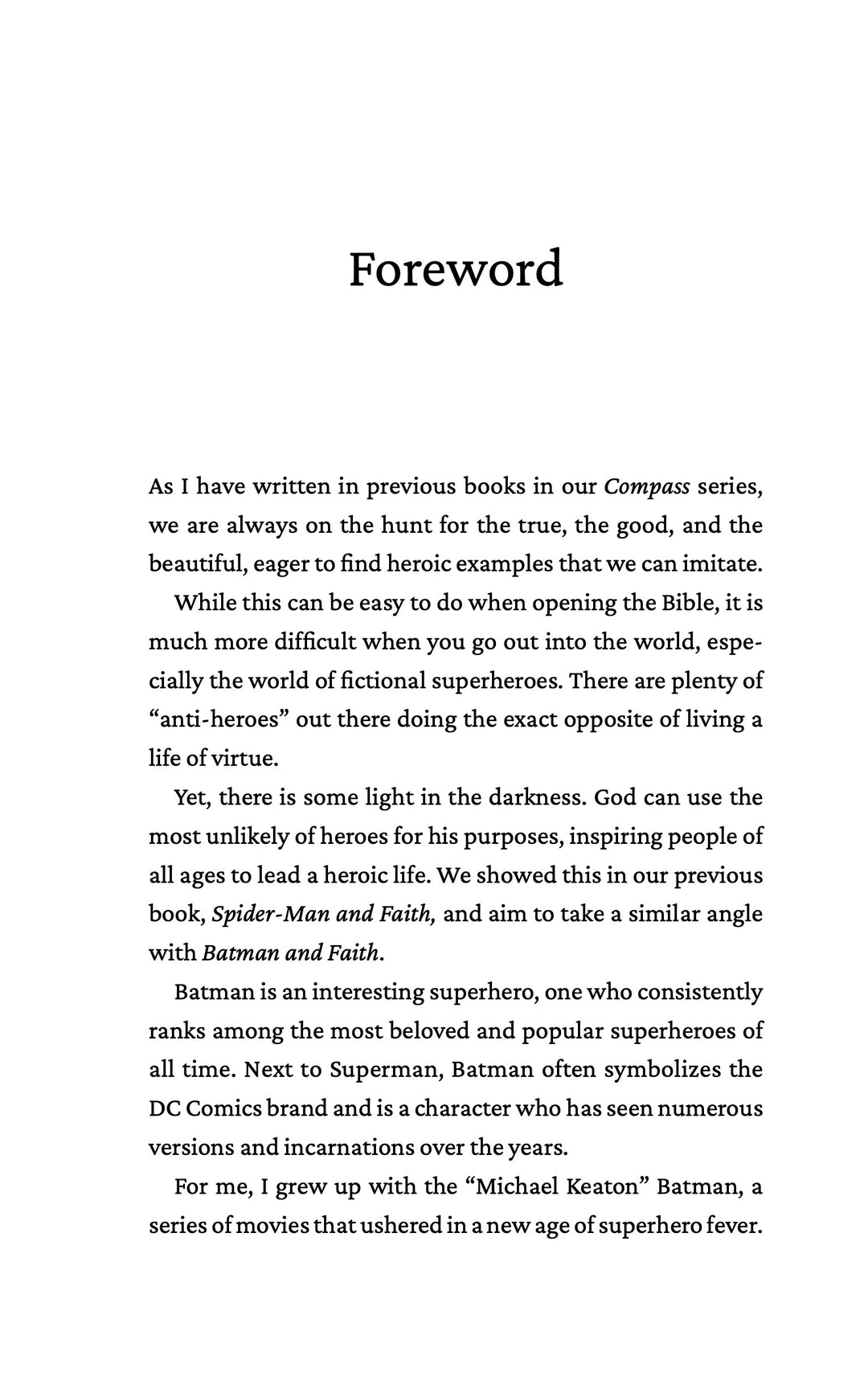 Batman & Faith: Essays on the Dark Knight and the Soul