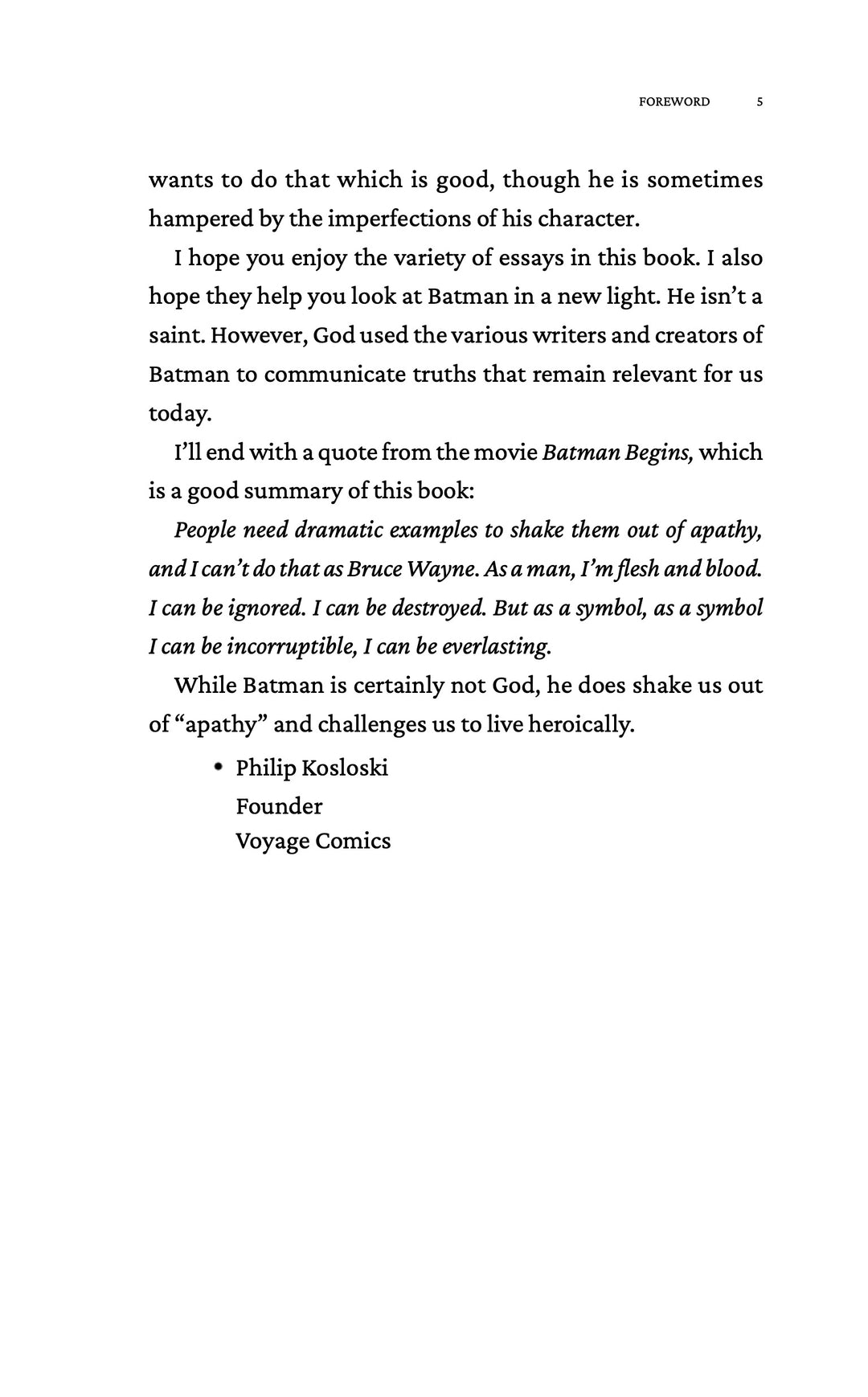 Batman & Faith: Essays on the Dark Knight and the Soul