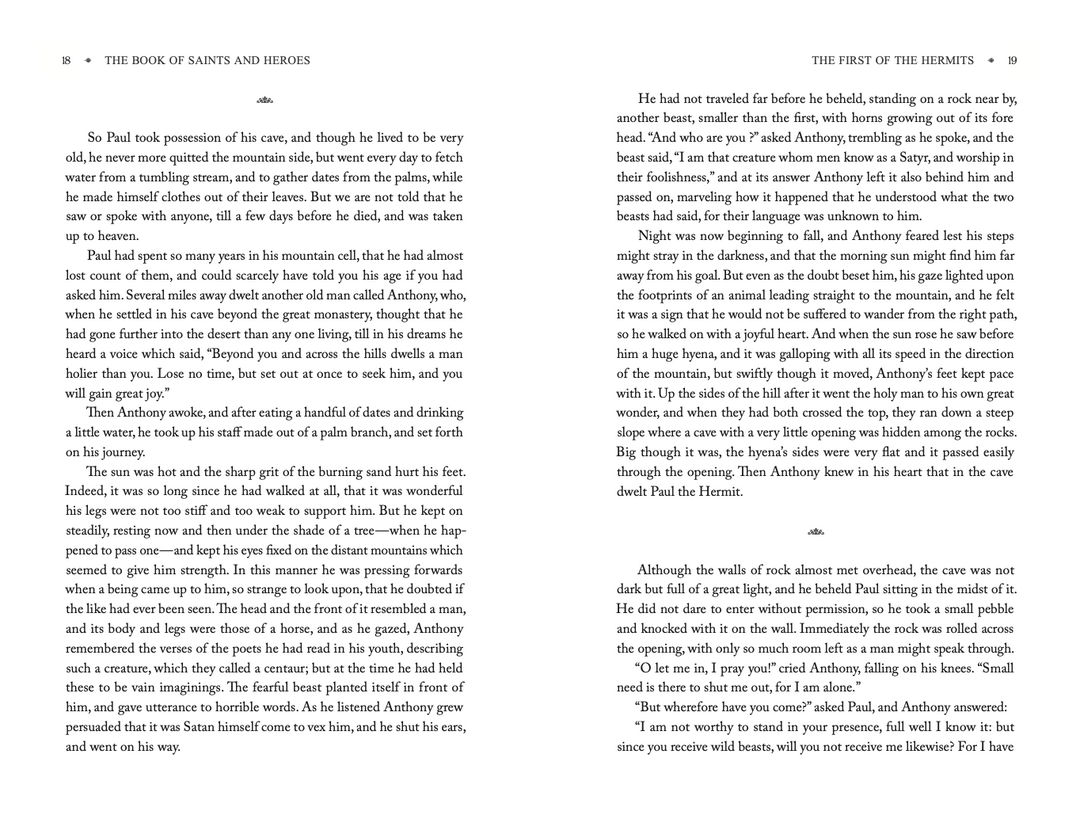 The Book of Saints and Heroes - Voyage Classics