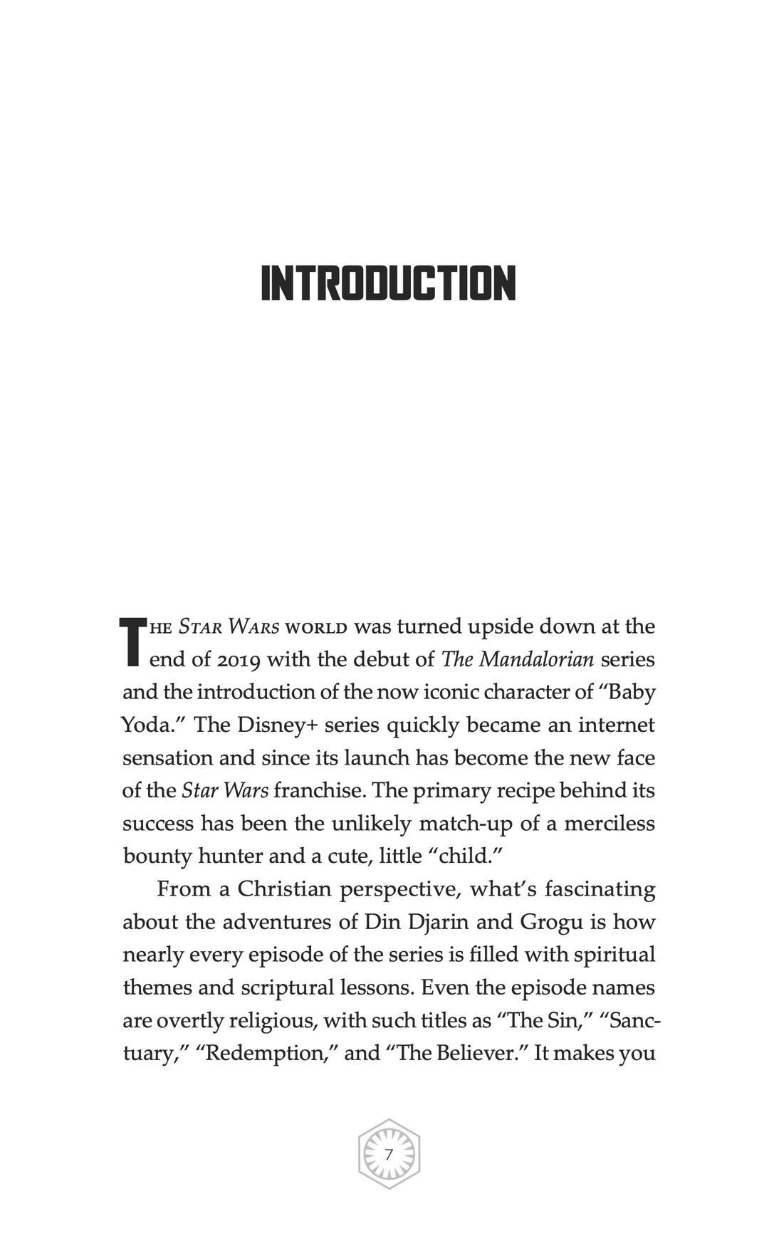 The Christbearer: Exploring the connection between the Mandalorian and Christian saints