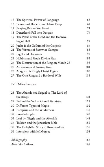 Tolkien & Faith: Essays on Christian Truth in Middle-Earth